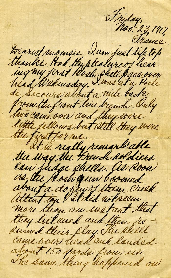 Edward G. Fenwick Letter