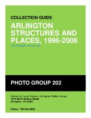 The Palmer Collection: Arlington Structures and Places, 1996-2006