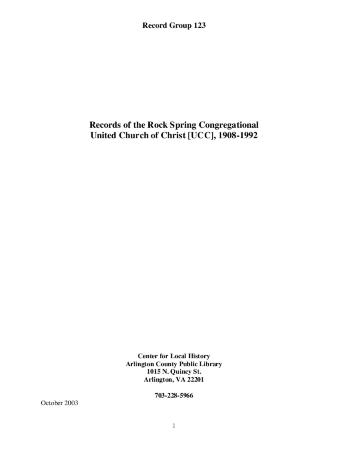 RG 123 Collection Guide