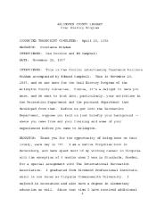 Constance McAdam Interview