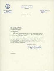 Letter to Mrs. William Hoeck from Mary Marshall, 1966
