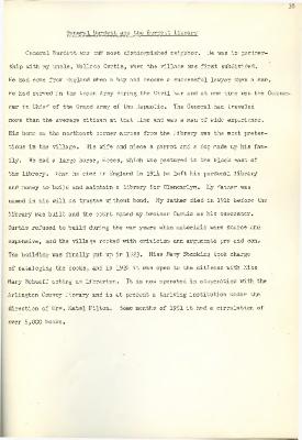 A Short History of the Burdett Library