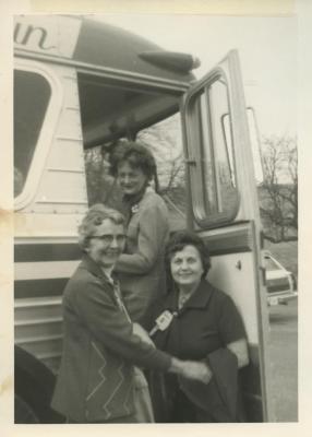 Church Women United, Arlington, Members Before Bus Trip, 1966 

