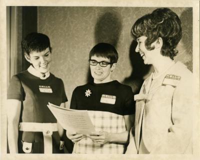 Susan Rice, Joan D'Amico, unknown, March 1971
