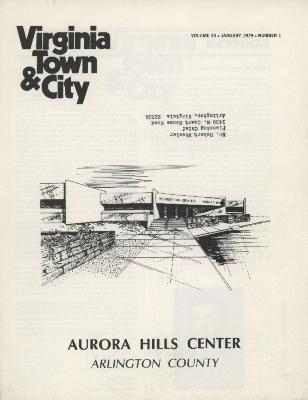 Virginia Town and City Newsletter Featuring Aurora Hills Center