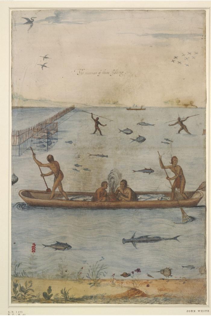 "Their Manner of Fishing in Virginia" by John White