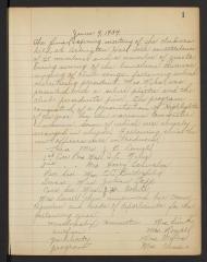 Arlington Woman's Club Meeting Minutes for June 4, 1934