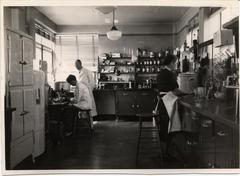 Bacteriologist and Co-Workers at County Laboratory Office
