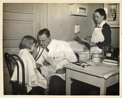 Child Being Examined for School