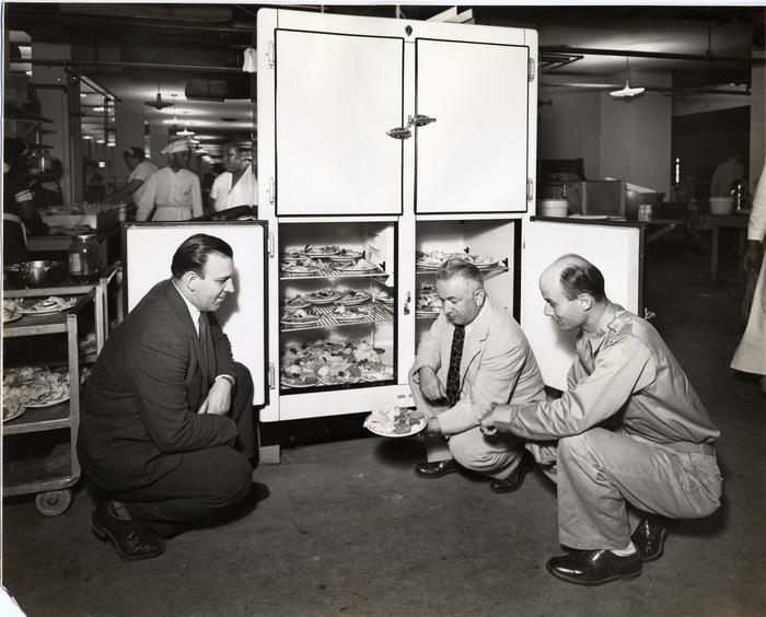 Inspection of Food at War Department Building