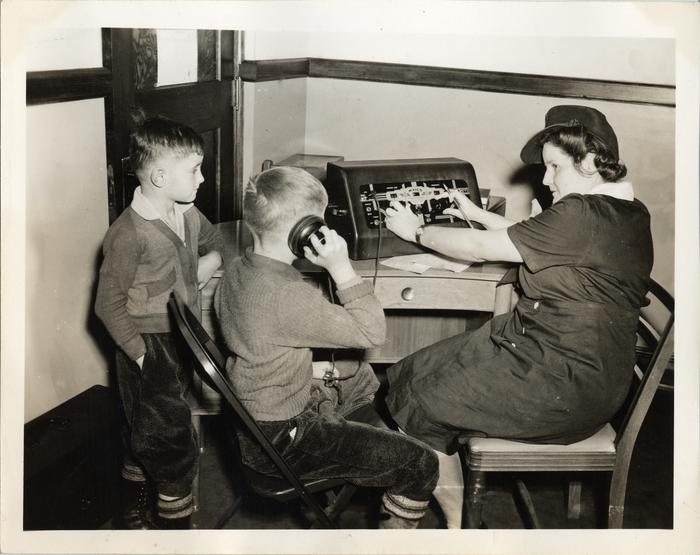 Hearing Test at School, 1943