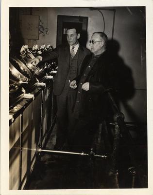 Inspection of Cooler System, 1943