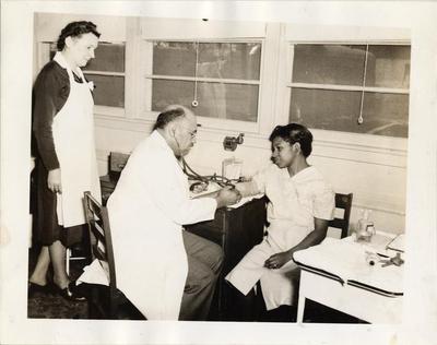 Patient Receiving Pre-Natal Examination, 1943