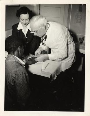 Patient Being Treated for Syphilis, 1943