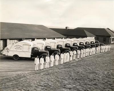 Arlington County Refuse Collection Trucks and Staff