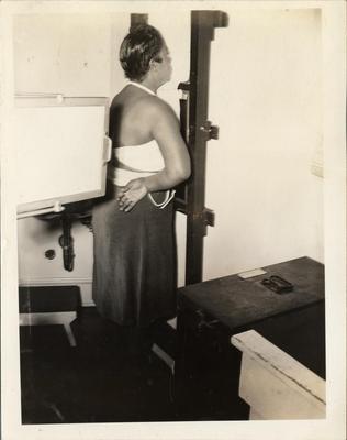 Patient Receiving X-Ray for Tuberculosis, 1943