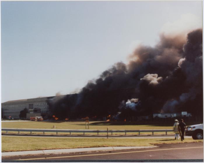 Engine 161 Battling the Initial Blaze
