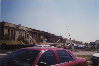 Pentagon Crash Site from Washington Blvd.
