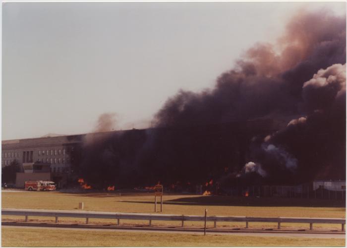 Engine 161 Battling the Initial Blaze
