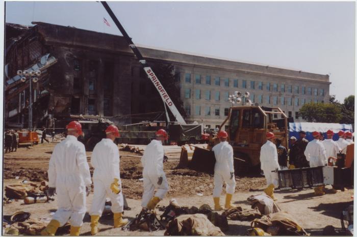 Working at the Impact Site
