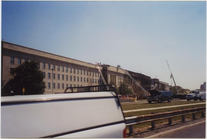Pentagon Crash Site from Washington Blvd.
