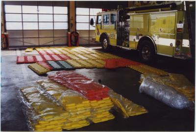 Restocking the Disaster Equipment
