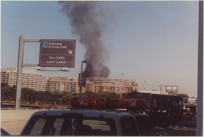 Smoke Seen from the Airport
