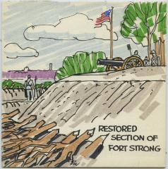 Restored Section of Fort Strong
