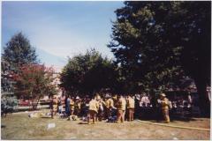 Staging in the Courtyard
