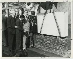 FDR Laying the Cornerstone of Washington National Airport
