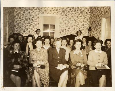 Home Nursing Class, 1943