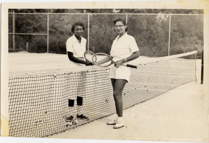 Tennis Players Shaking Hands