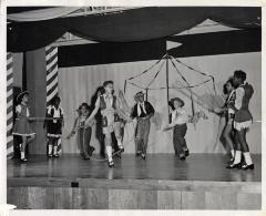 Children Performing in Cowboy Costumes