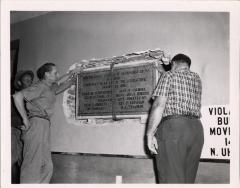 Plaque in the Old Courthouse Lobby