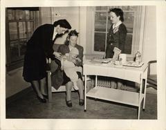 Child Receiving Pertussis Vaccination, 1943