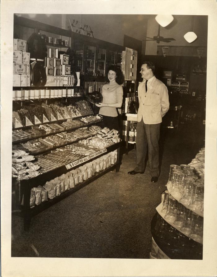 Inspection of Drug Store Candy County, 1943