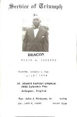 Funeral Program for Floyd Hawkins
