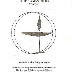Funeral Program for Joseph L. Fisher
