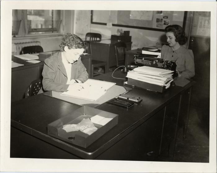 Vital Statistics clerks, Arlington Health Department, 1941