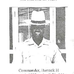 Funeral Program for Lt. Harold Hart
