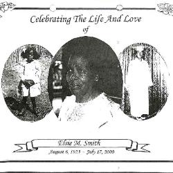 Funeral Program for Elsie Smith
