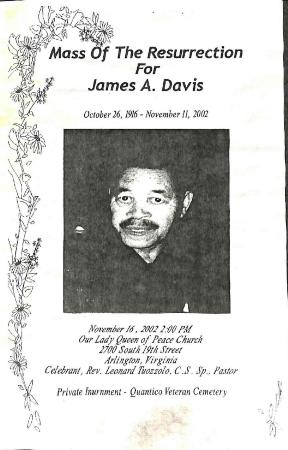 Funeral Program for L. P. Byrd
