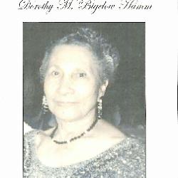 Funeral Program for Dorothy Hamm
