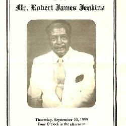 Funeral Program for Robert Jenkins

