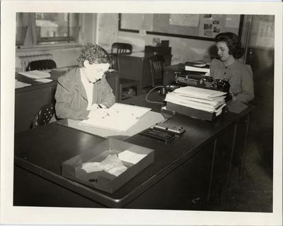 Vital Statistics clerks, Arlington Health Department, 1941