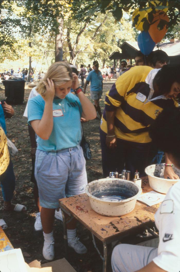 Crafts at the Arlington County Company Picnic
