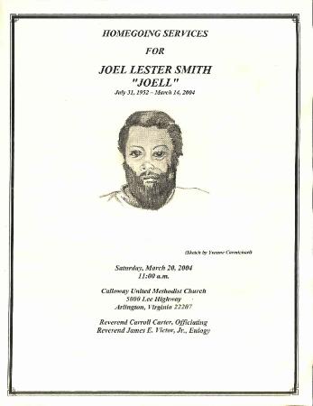 Funeral Program for Joell Smith
