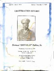 Funeral Program for Douglas Pullen, Sr.
