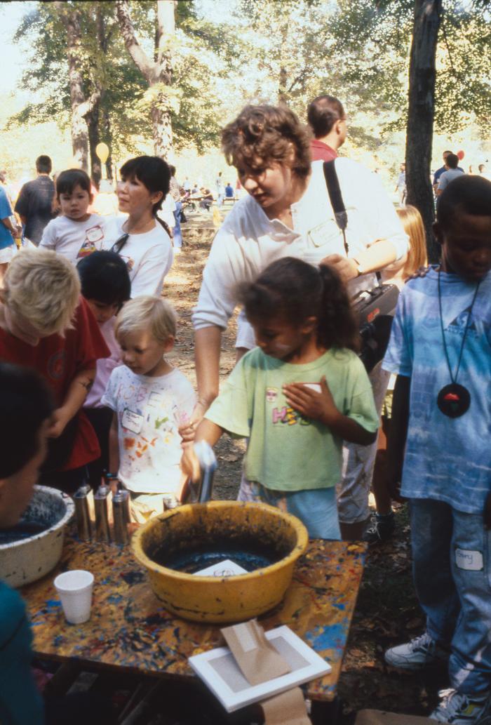 Crafts at the Arlington County Company Picnic
