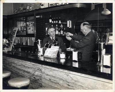 Inspection of Drug Store Soda Fountain, 1941